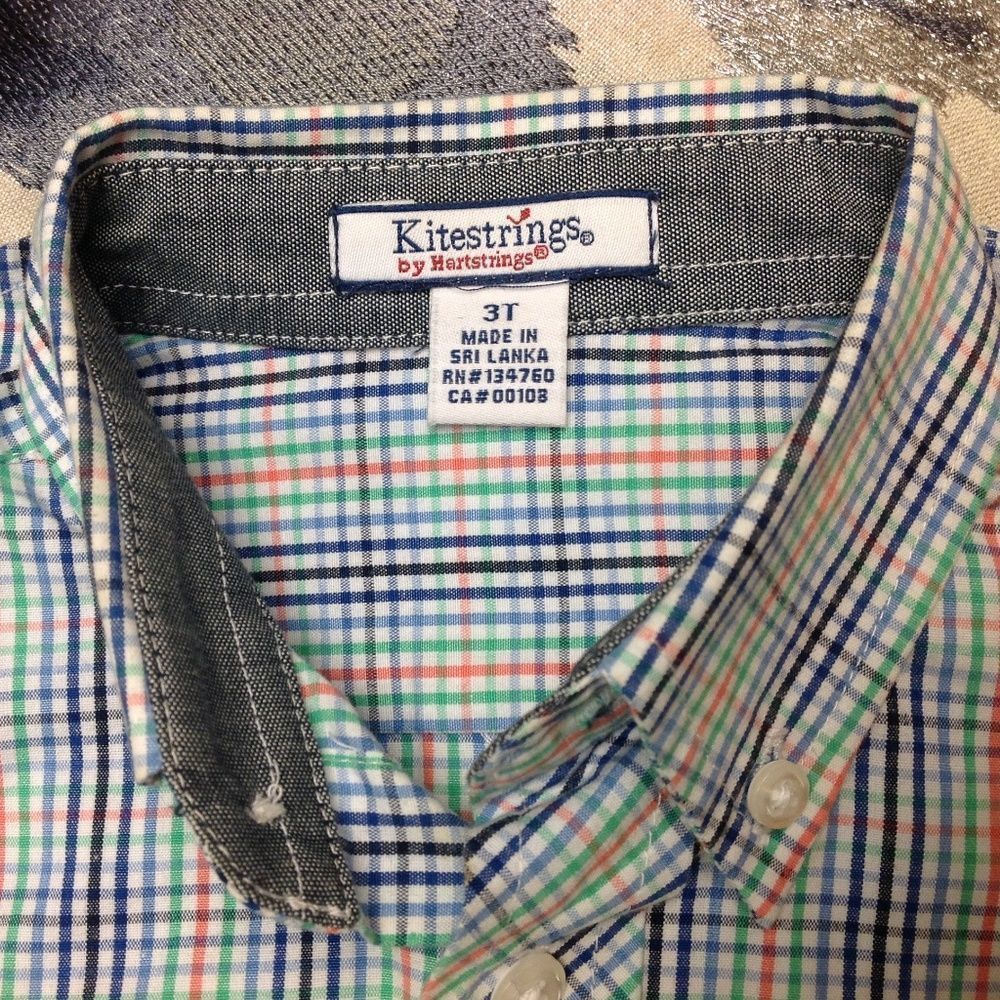 Kitestrings by Hartstrings Boys Button down shirt